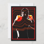 Fäuste des Feuerverpackens Einladung (Vorderseite)