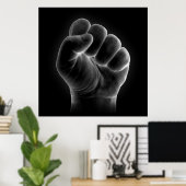 Fäuste Poster (Heimbüro)