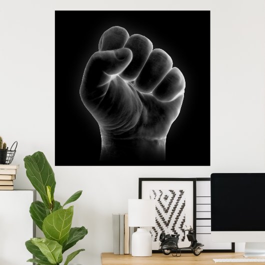 Fäuste Poster (Heimbüro)