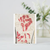 Fäuste Postkarte (Stehend Vorderseite)
