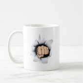 Faustillustration Kaffeetasse (Links)