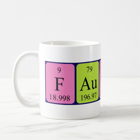 Faustine Periodenname Tasse (Links)