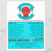 Faustlogo, Handymanwerbung Flyer (Vorne)