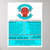 Faustlogo, Handymanwerbung Poster (Vorne)