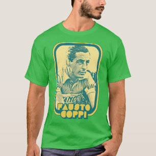 Fausto Coppi Retro Fahrradverleih Design T-Shirt