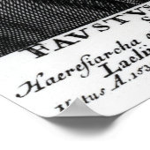 Fausto Sozzini Poster (Ecke)