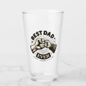 Faustpumpe Bester Vater je Personalisiert Glas (Vorderseite)