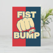 Faustschlag Einladung (Stehend Vorderseite)