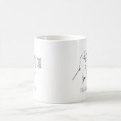 Faustschlag Erster Vatertag Vater Geburtstagsgesch Kaffeetasse (Mittel)