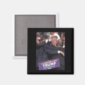 Faustschlag nach dem Shooting Premium Scoop Magnet (Vorderseite/Rückseite)