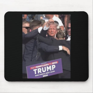 Faustschlag nach dem Shooting Premium Scoop Mousepad