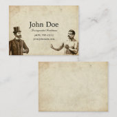 Faustschlag-Telefonkarte Telefonnummerkarte (Vorne/Hinten)