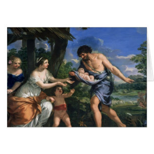 Faustulus anvertrauendes Romulus und Remus