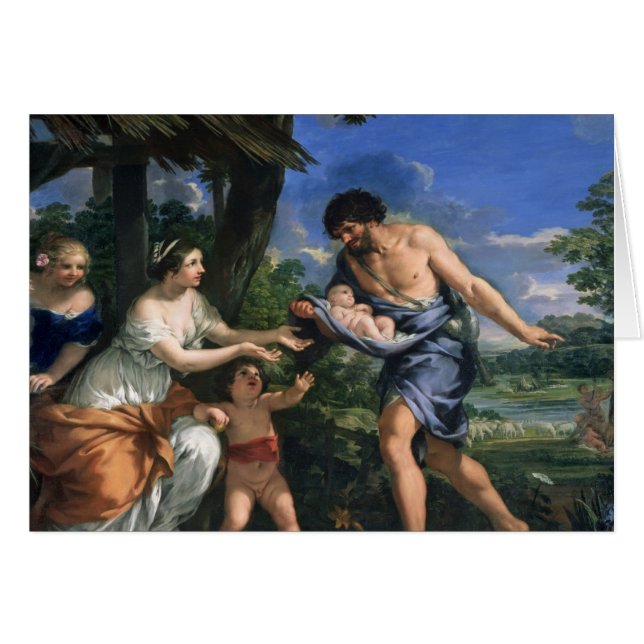 Faustulus anvertrauendes Romulus und Remus (Vorderseite (Horizontal))