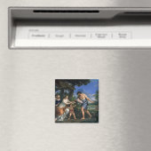 Faustulus betraut Romulus und Remus Magnet (In Situ (Geschirrspüler))