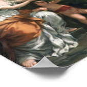 Faustulus betraut Romulus und Remus Poster (Ecke)