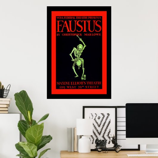 Faustus Poster (Heimbüro)