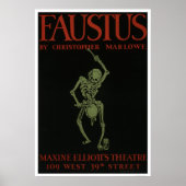 Faustus von Marlowe 1936 WPA Poster (Vorne)