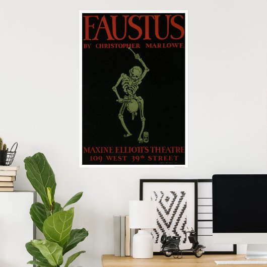 Faustus von Marlowe 1936 WPA Poster (Heimbüro)