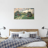 Fauve Landschaft Leinwanddruck (Insitu (Schlafzimmer))