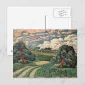 Fauve Landschaft Postkarte (Vorne/Hinten)