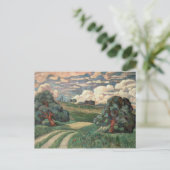 Fauve Landschaft Postkarte (Stehend Vorderseite)