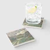 Fauve Landschaft Steinuntersetzer (Seitenansicht)