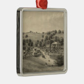 Fauver Wohnsitz Silbernes Ornament (Rechts)