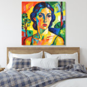 Fauvismo Leinwanddruck (Insitu (Schlafzimmer))