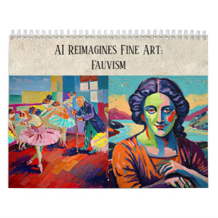 Fauvismus-Kunststil - Umfassende Kunst neu interpr Kalender