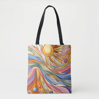 Fauvismus-Sonnenuntergang Tasche