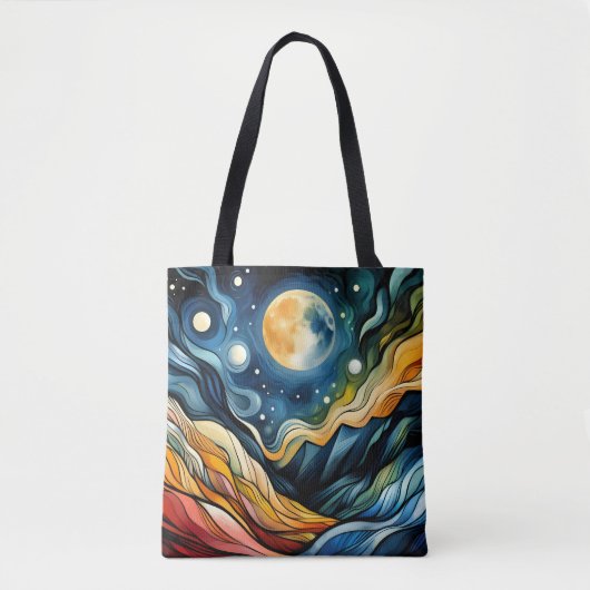 Fauvismus Space-Tasche Tasche (Vorderseite)