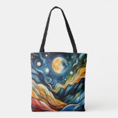 Fauvismus Space-Tasche Tasche (Rückseite)