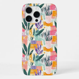 Fauvismus-Stil-Garten-Töpfe-Muster iPhone 16 Pro Max Hülle