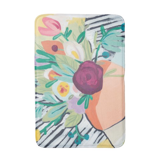 Fauvist Floral II Badematte (Vorderseite Vertikal)