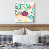 Fauvist Floral II Leinwanddruck (Insitu (Schlafzimmer))