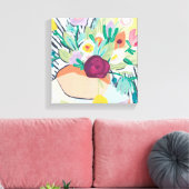 Fauvist Floral II Leinwanddruck (Insitu (Wohnzimmer))