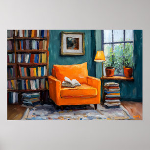 Fauvist Reading Nook Art - Individuell gestaltete, Poster