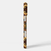 Faux Aztec wood grain Case-Mate iPhone Hülle (Rückseite / Rechts)