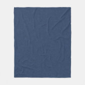 Faux Blue Jeans Denim Fleece Blanket (Vorderseite)