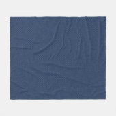 Faux Blue Jeans Denim Fleece Blanket (Vorderseite (Horizontal))