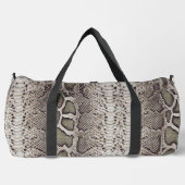 Faux Boa Constrictor Snakeskin Duffle Bag (Vorderseite)