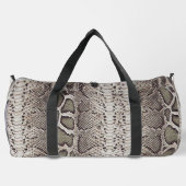 Faux Boa Constrictor Snakeskin Duffle Bag (Rückseite)