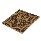 Faux Bois Mittelalterliche Vögel Fliese (Seite)