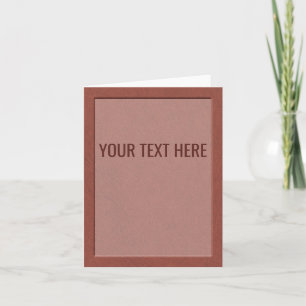 Faux-Braun-Leder-Textur Leerer Innenraum Ankündigung