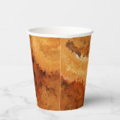 Faux Burled Walnut  Pappbecher (Rechts)