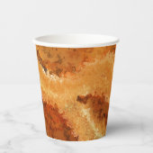 Faux Burled Walnut  Pappbecher (Vorderseite)