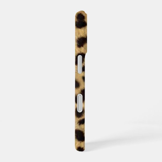 Faux Cheetah Skin iPhone 16 Hülle (Rechte Seite)