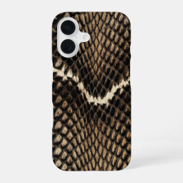 Faux Cobra Snake Skin iPhone 16 Hülle