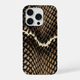 Faux Cobra Snake Skin iPhone 15 Pro Hülle